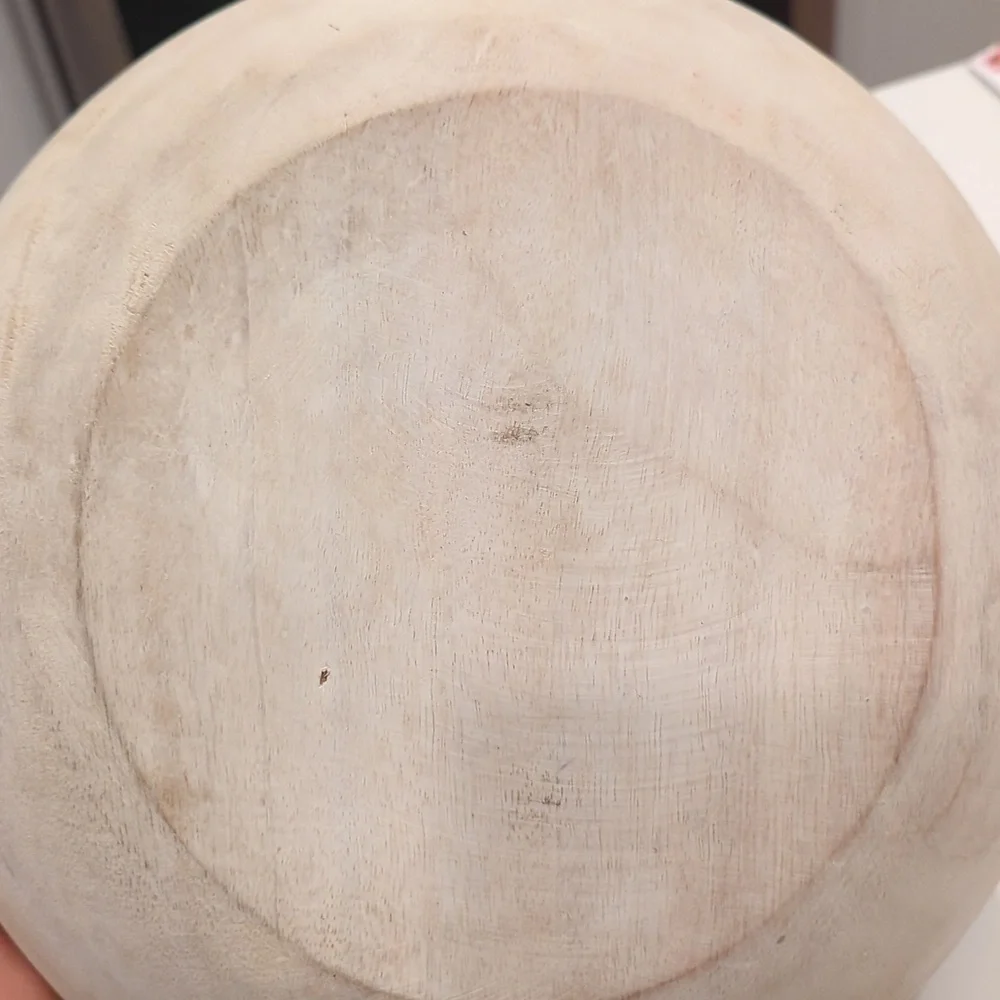 Rustic Wooden Bowl - Picture 5 of 8